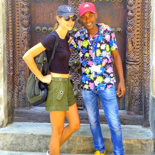 Fabio Zanzibar Tour con turista - zanzibar-tour.it